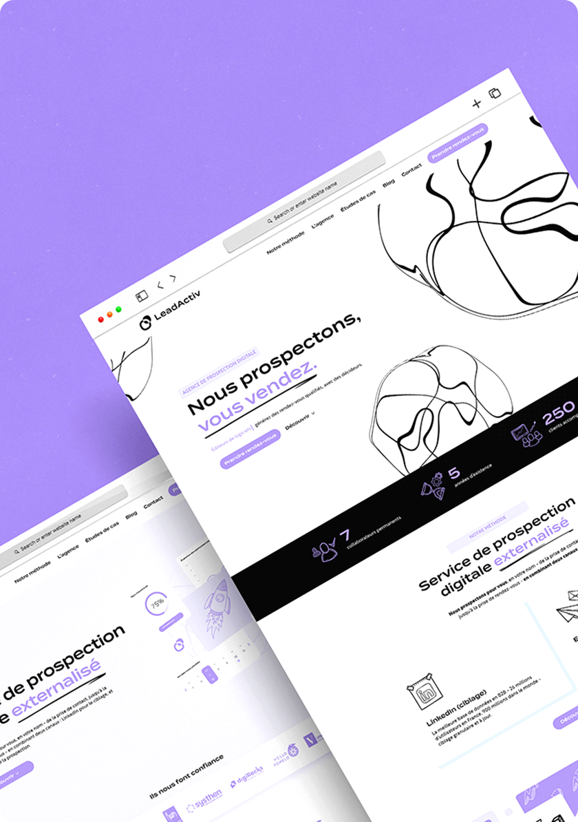 Site web de LeadActiv